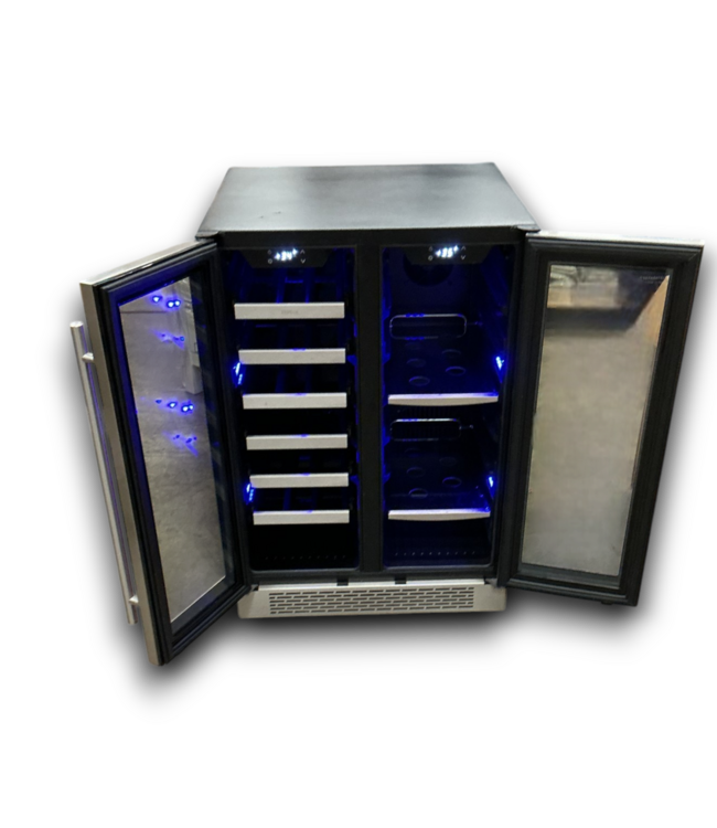 53337 Two Door Wine & Beverage Cooler 24"