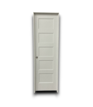 53338 24"x 80" Prehung White 5-Panel Interior Door RH