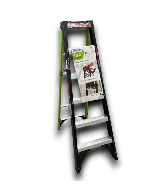 53342 Fiberglass A-Force Step Ladder 6'
