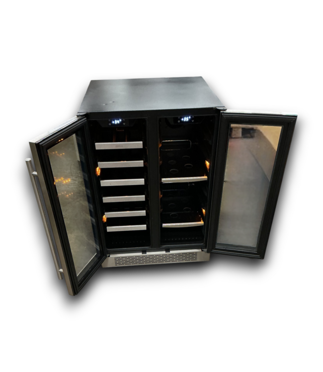 53337 Two Door Wine & Beverage Cooler 24"