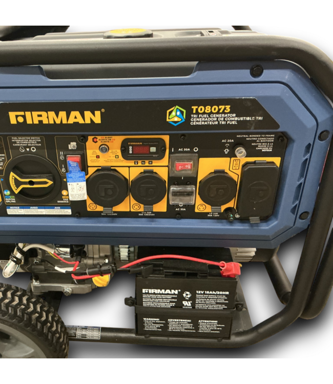 53341 Electric/Pull Start Tri Fuel Portable Generator