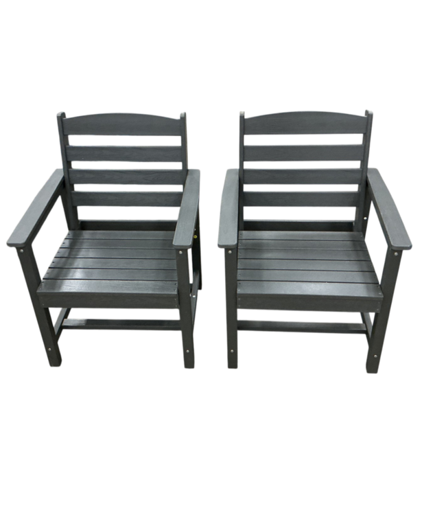 53353 Mineral Gray 3-Piece Outdoor Dining Table & 2 Chairs