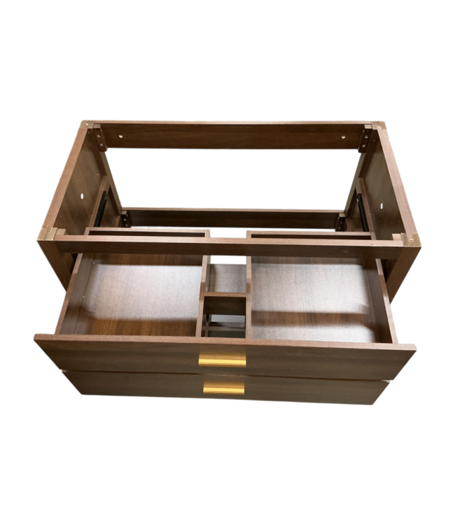 53354 Walnut Bathroom Vanity Base 36"