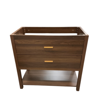 53354 Walnut Bathroom Vanity Base 36"