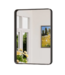 53359 Rectangle Matte Black Framed Wall Mirror 16 x 24