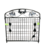 53355 Black Butterfly Galvanized Steel No Dig Fence Panel 3 Pk