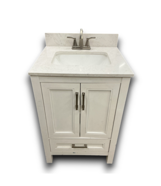 53367 Crest Hill Bathroom Vanity With Top And Faucet 24"