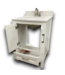 53367 Crest Hill Bathroom Vanity With Top And Faucet 24"