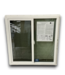 53368 Black Aluminum Slider Window 35.5" x 35.5"