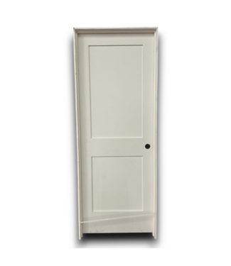 53369 Prehung Solid 2-Panel Interior Door LH 30" x 80"
