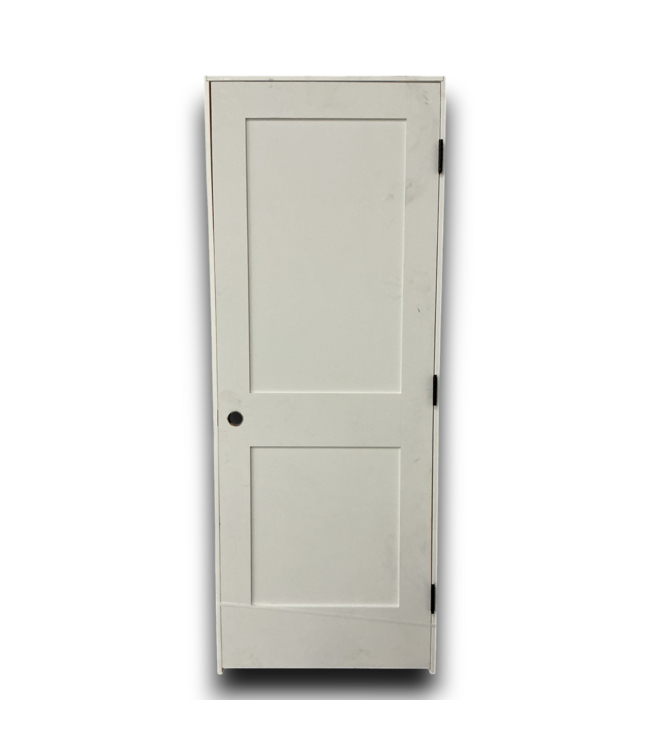 53369 Prehung Solid 2-Panel Interior Door LH 30" x 80"