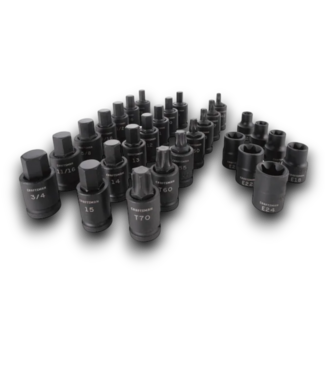 53372 28-Piece Metric And Standard (SAE) Socket Set