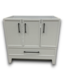 53379 Cloud Gray Bathroom Vanity Base 36"