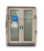53380 Almond Vinyl French Patio Door With Handles 58.75"W x 79"H