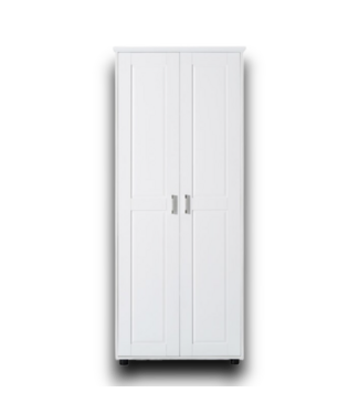 53389 White MDF Storage Cabinet With 2 Doors