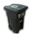 53392 Black 64 Gallon Wheeled Outdoor Trash Can
