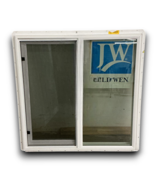 53393 White Vinyl Slider Window 35.5" x 35.5"
