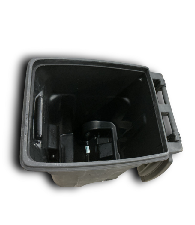 53392 Black 64 Gallon Wheeled Outdoor Trash Can
