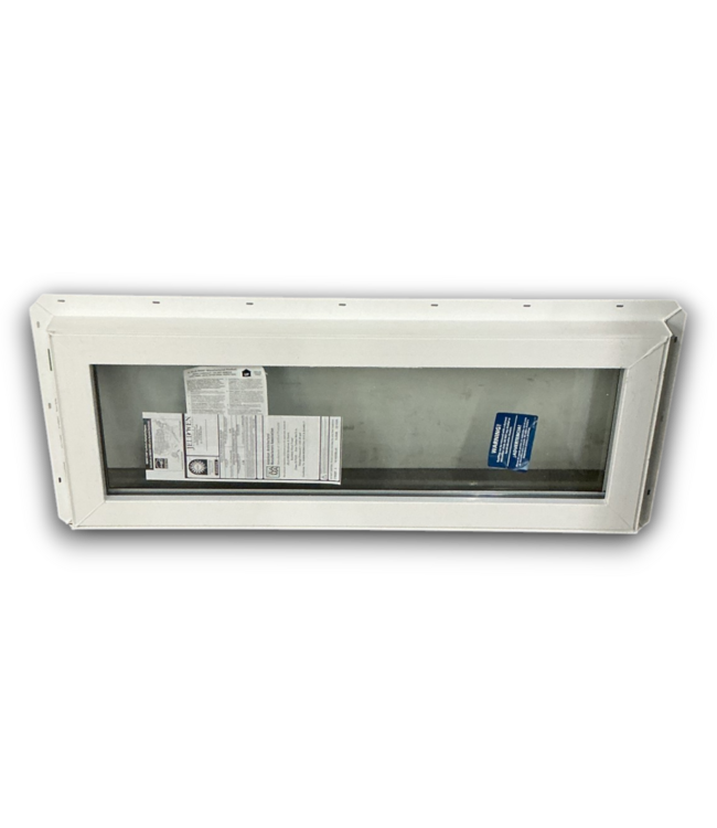 53405 Black Aluminum Fixed Window 29.5" x 11.5"