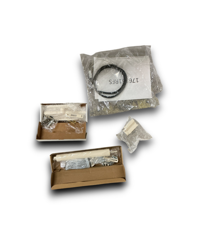 53407 30X80 Almond Color Storm Door with Pet Door
