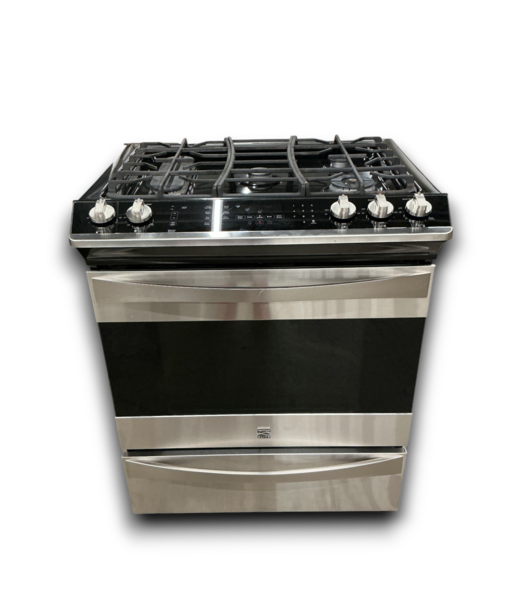 53408 Stainless Steel Slide-In Gas Range 31.5"W