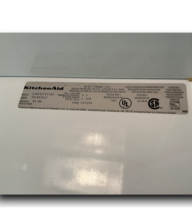 53410 Superba French Door Refrigerator 36"W