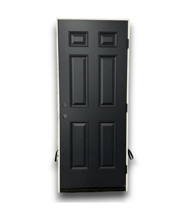 53416 32X80 Prehung Navy Blue Exterior Door 6-Panel LH