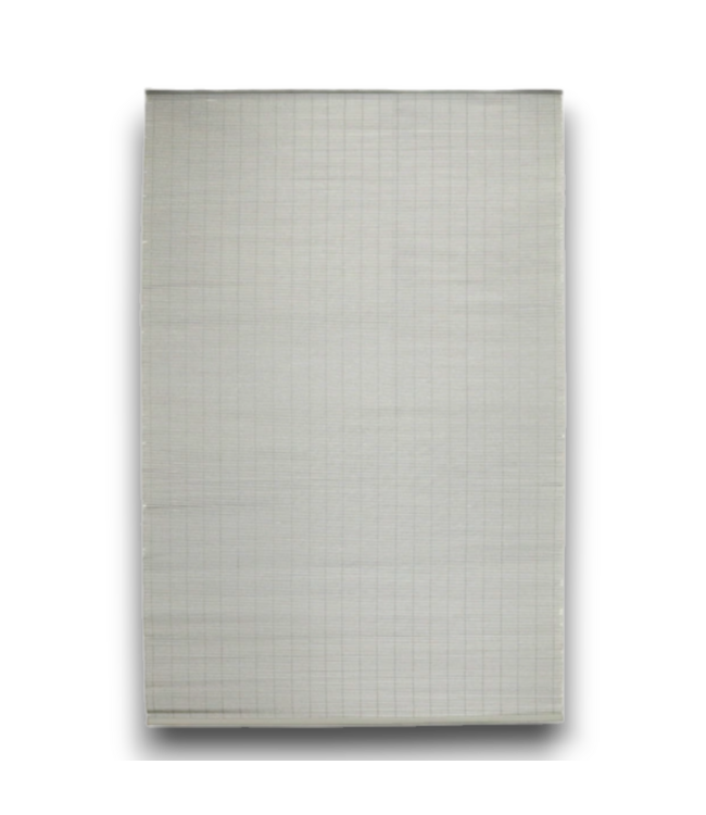 53427 48"x 72" Gray Light Filtering Cordless Roller Shade
