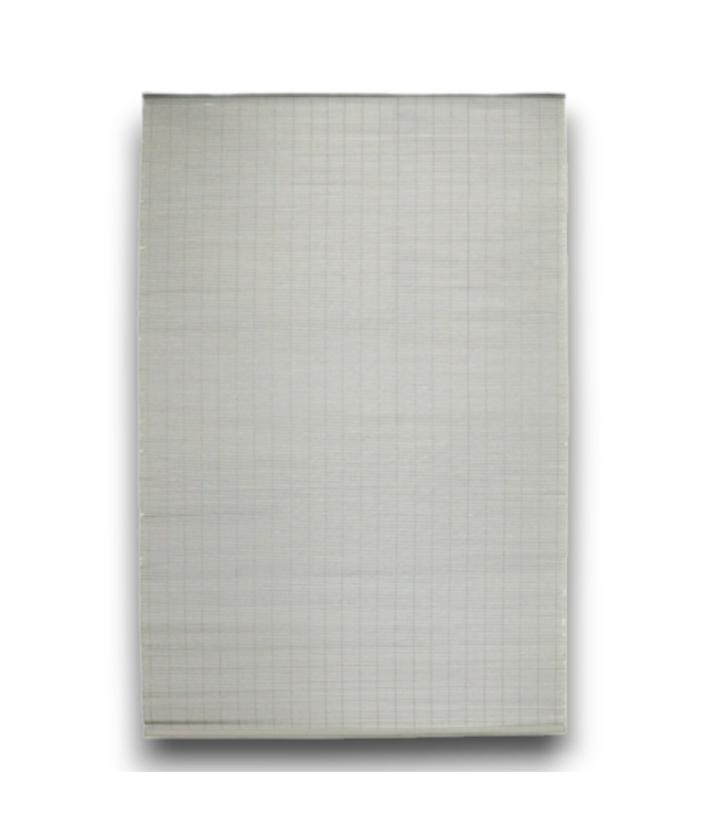 53430 72"x 72" Gray Light Filtering Cordless Roller Shade