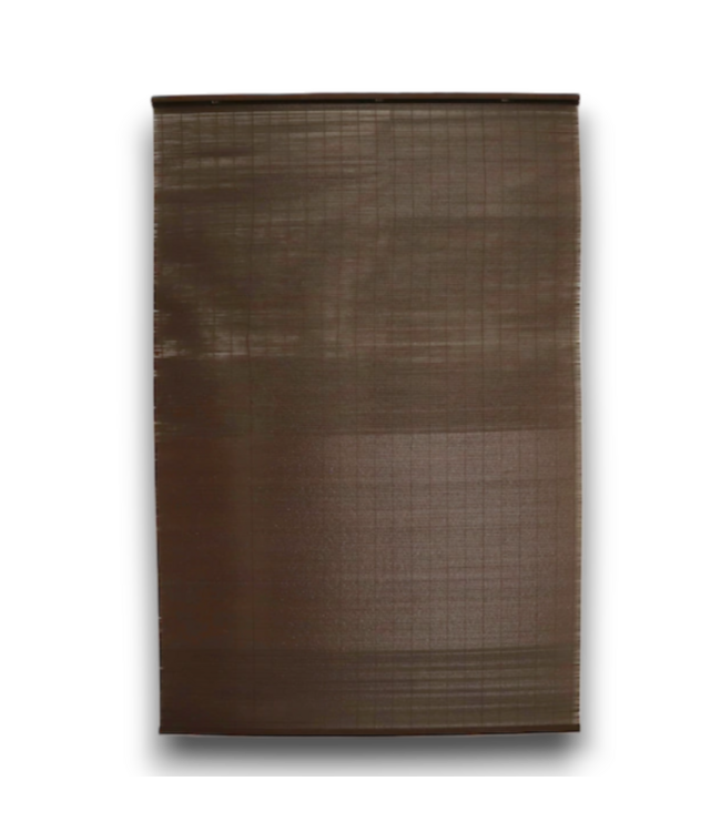 53431 72"x72" Mocha Light Filtering Cordless Roller Shade