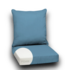 53437 French Blue Texture Deep Seat Patio Chair Cushion