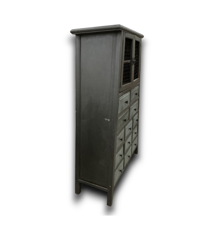 53453 Industrial Apothecary Style Cabinet/Accent Chest