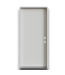 53457 Utility Steel Primed Prehung Exterior Door 36 x 80