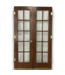 53462 Mahogany 10-Lite French Interior Door 47.75 x 79.625
