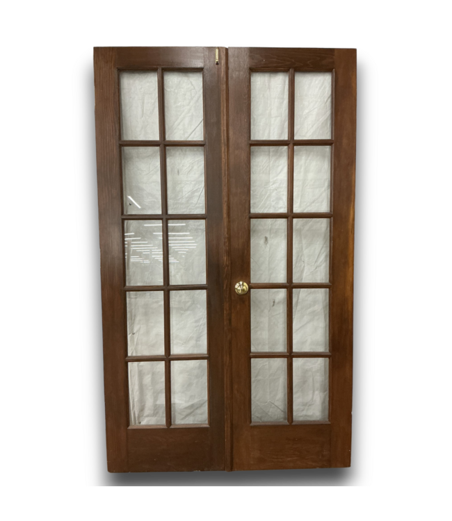 53462 Mahogany 10-Lite French Interior Door 47.75 x 79.625