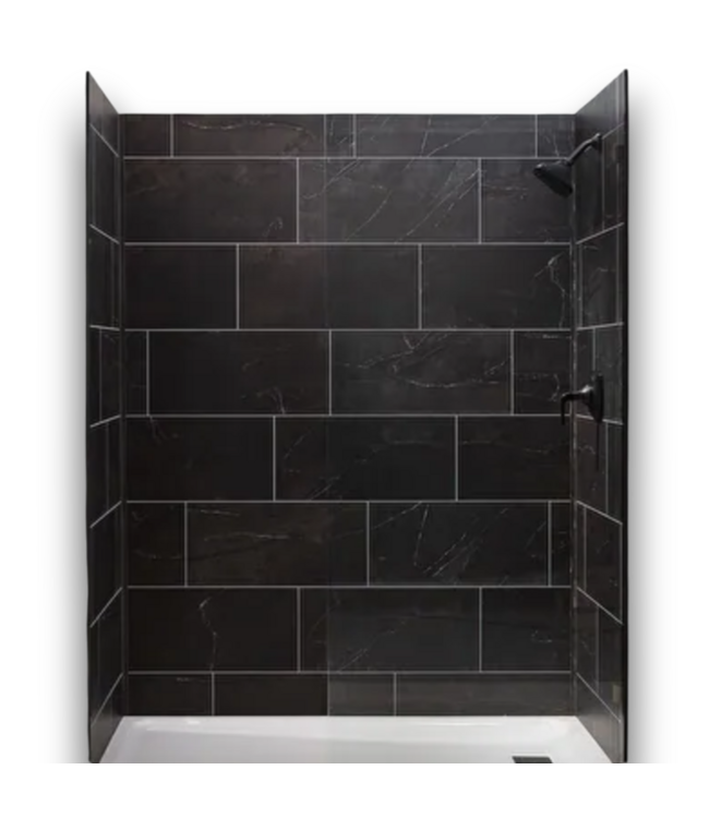 53469 Black Ice Wall Tile Set of 2 Boxes (42 sq. ft.)
