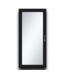 53471 32x81 Black Aluminum Reversible Hinge Storm Door