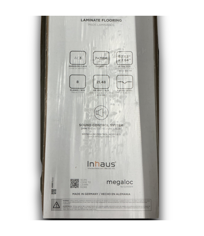 53473 Misty Oak Laminate Flooring Set of 4 Boxes (84 sq. ft.)