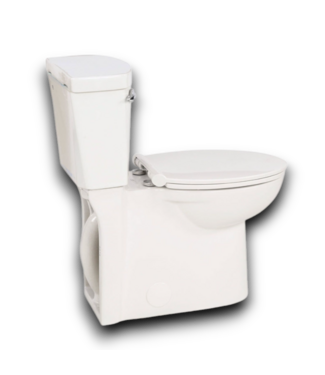 53483 White Elongated Chair 2-Piece Toilet