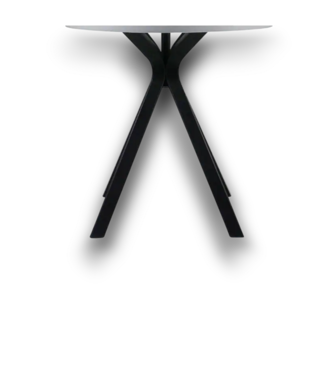 53484 Matte Black Table Lamp with Fabric Shade