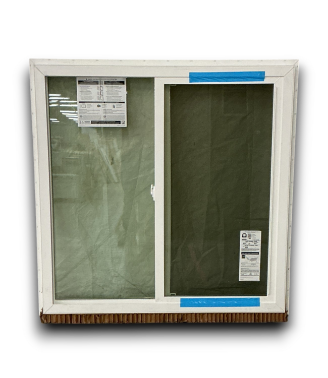 53485 White Vinyl Sliding Window 47 x 47