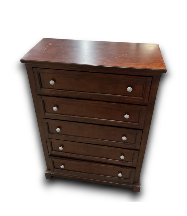 53487 Merlot Cherry Bedroom Furniture Set of 4 pcs