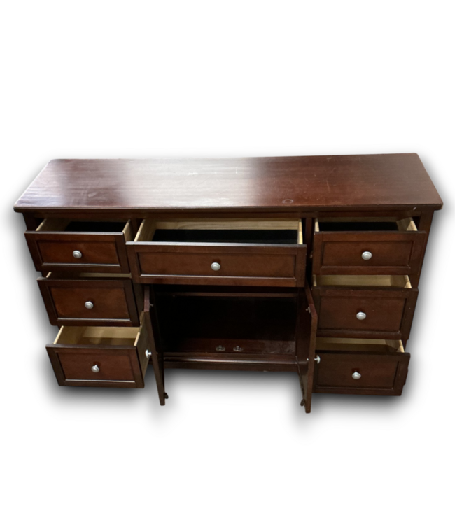 53487 Merlot Cherry Bedroom Furniture Set of 4 pcs