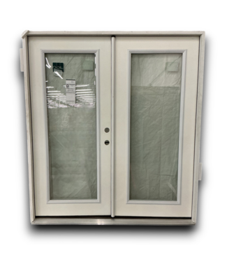 53488 Prehung Fiberglass French Patio Door 72" x 80" LH