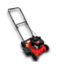 53490 20-Inch Red Gas Push Lawn Mower with 125-cc