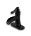 53493 Matte Black Single Hole Waterfall Bathroom Sink Faucet