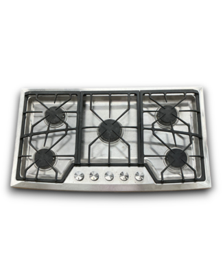 53500 Stainless Steel 5-Burner Gas Cooktop 36.5"