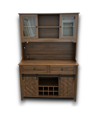 53502 Chestnut Farmhouse Bar Cabinet 47.25"W