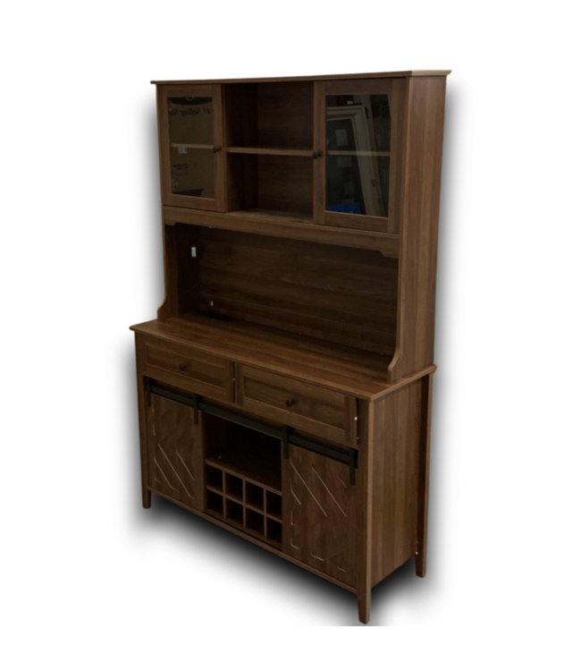 53502 Chestnut Farmhouse Bar Cabinet 47.25"W