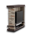 53513 Stacked Faux Sandstone Freestanding Electric Fireplace